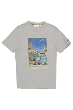Tee Shirt Homme 24H Le Mans Tee Shirt Tsm51-400 Gris
