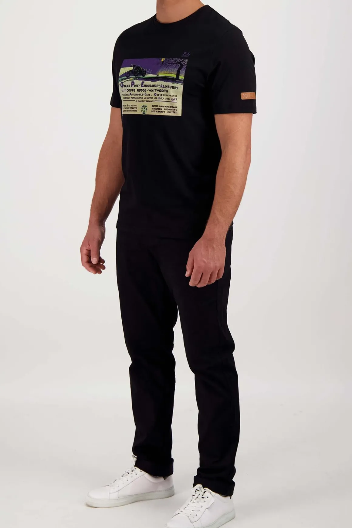 Tee Shirt Homme 24H Le Mans Tsm23-005 Noir