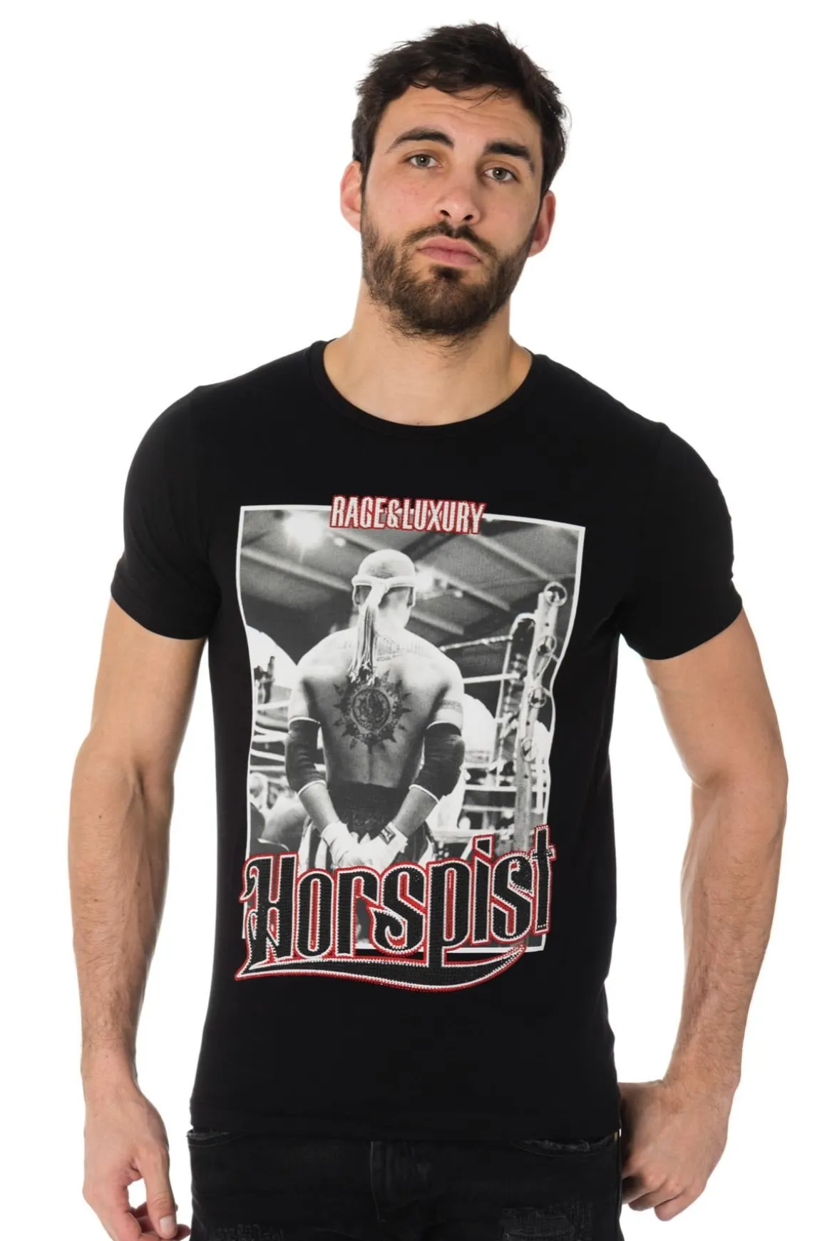 Tee Shirt Homme Horspist Jordan M500 Black/Red