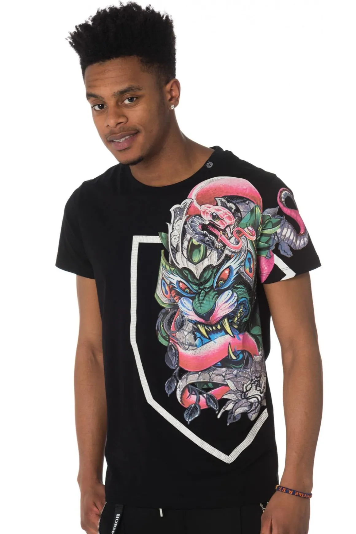 Tee Shirt Homme Horspist Stunt M520 Black
