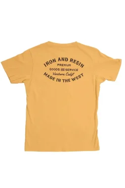 Tee Shirt Homme Iron & Resin Rotary Tee Gold