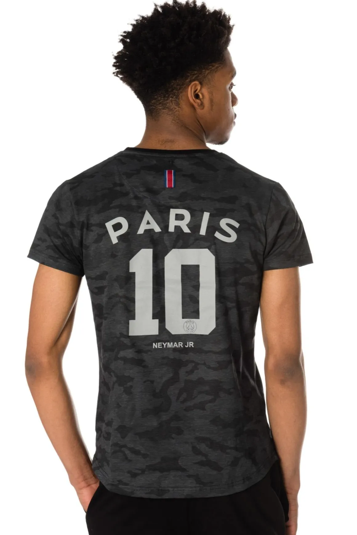 Tee Shirt Homme Paris Saint Germain T-Shirt D Nahil Noir Neymar