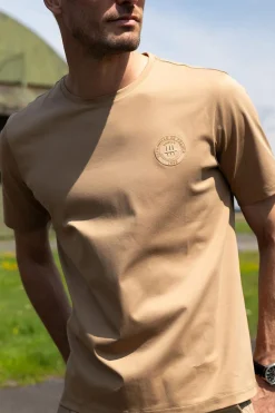 Tee Shirt Homme Patrouille De France Terra Mercerise Dark Beige