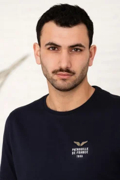 Tee Shirt Homme Patrouille De France Wing Olyh Navy Blue