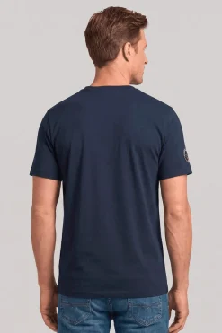 Tee Shirt Homme Patrouille De France Ba-701 Mercerise Navy Blue