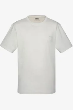 Tee Shirt Homme Schott Tsbase01 Washed Black / Off White