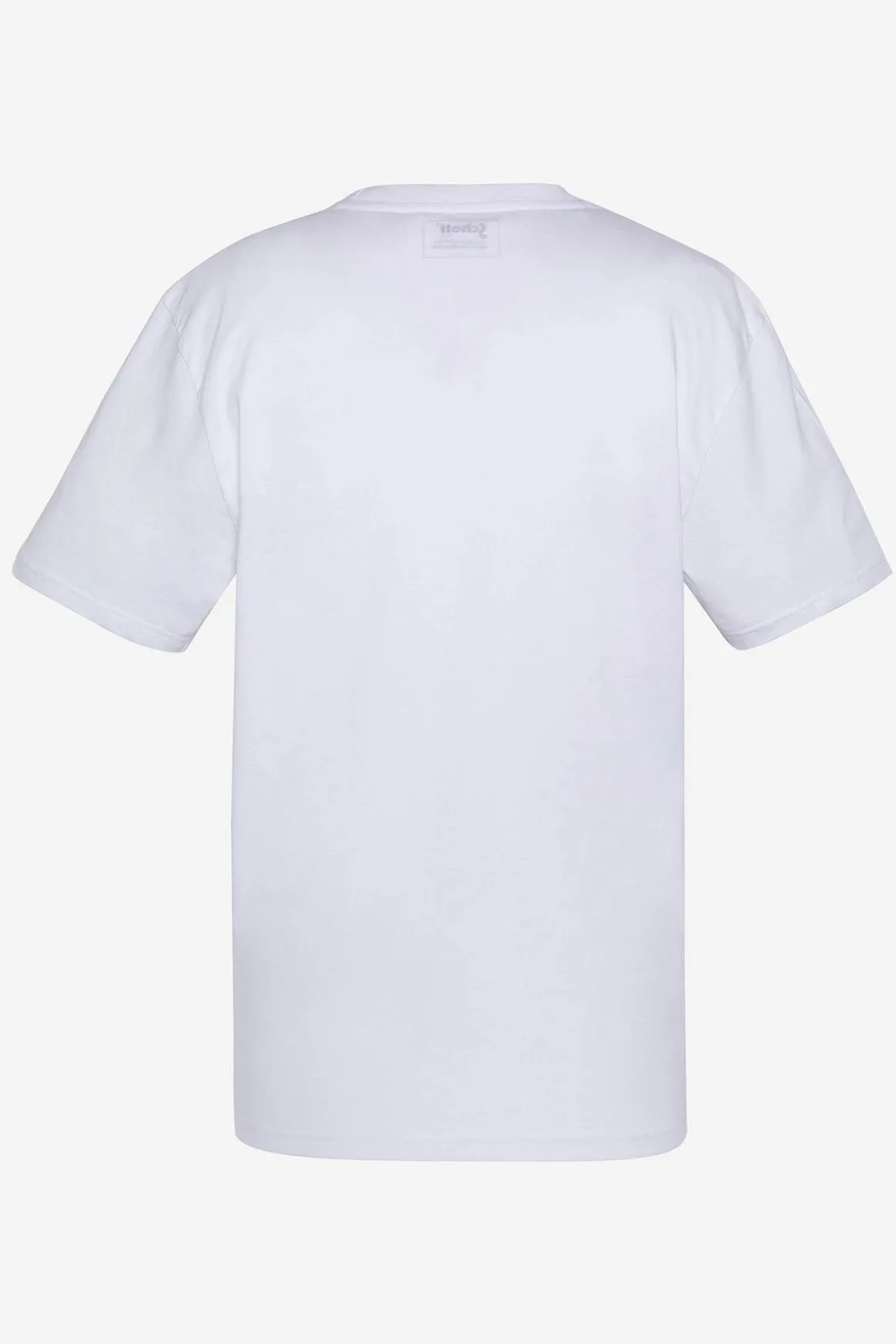 Tee Shirt Homme Schott Tsbase01 White / White