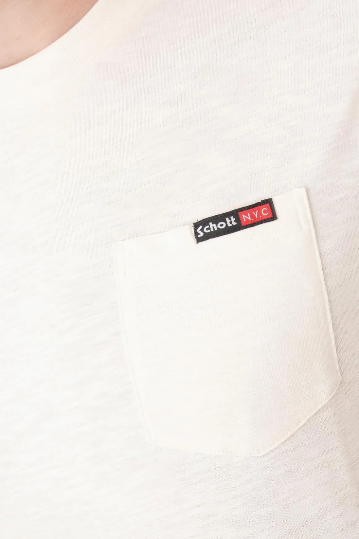 Tee Shirt Homme Schott Tskea1 Off White