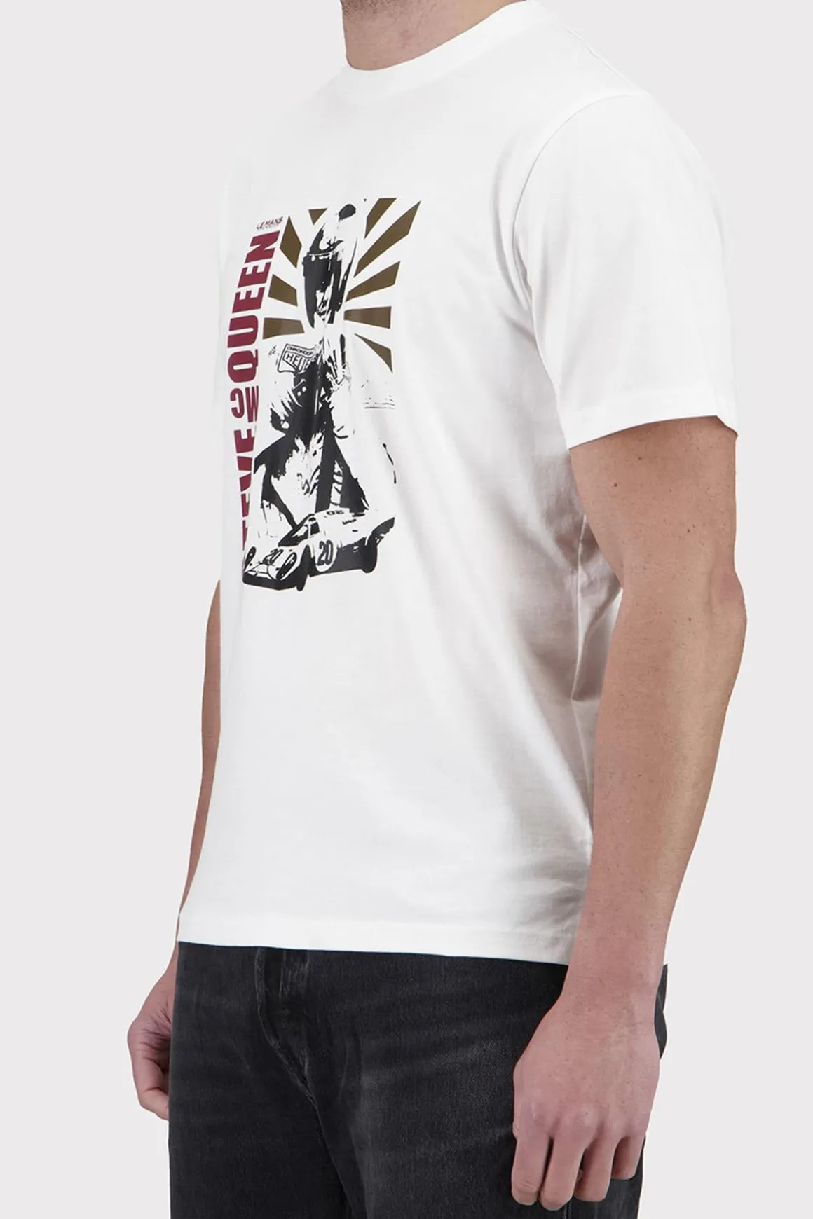 Tee Shirt Homme Steve Mcqueen Tee Shirt Tsm03-000 Off White