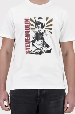 Tee Shirt Homme Steve Mcqueen Tee Shirt Tsm03-000 Off White