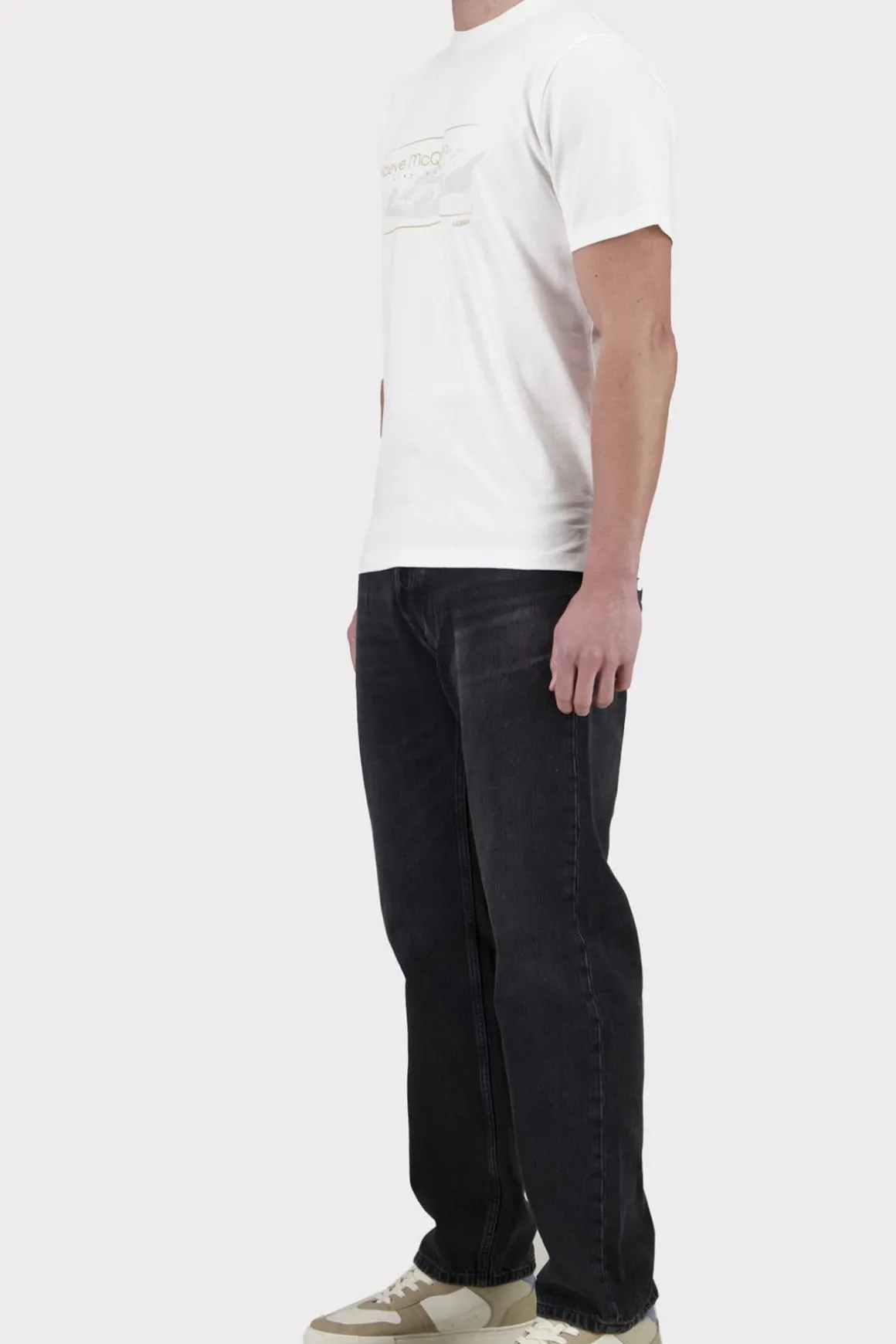 Tee Shirt Homme Steve Mcqueen Tee Shirt Tsm02-000 Off White