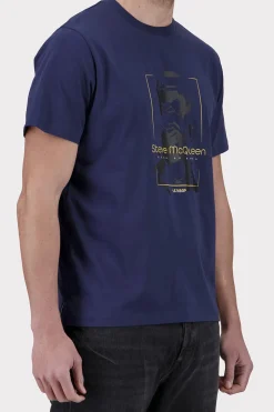Tee Shirt Homme Steve Mcqueen Tee Shirt Tsm07-100 Navy