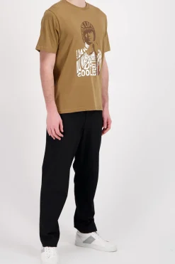 Tee Shirt Homme Steve Mcqueen Tee Shirt Tsm06-103 Tobacco