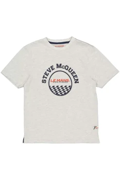 Tee Shirt Homme Steve Mcqueen Tsm07-002 Heather Ecru