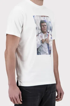 Tee Shirt Homme Steve Mcqueen Tee Shirt Tsm04-000 Off White