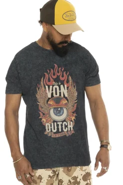 Tee Shirt Homme Von Dutch Tee Shirt Fly Anth