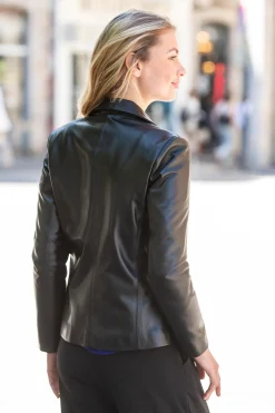 Veste Femme Cityzen Clarisse Agneau Perle Noir
