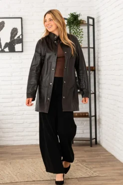 Veste Femme Cityzen Florence Velours Marron