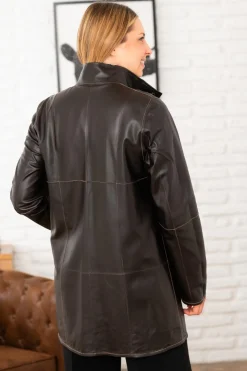 Veste Femme Cityzen Florence Velours Marron