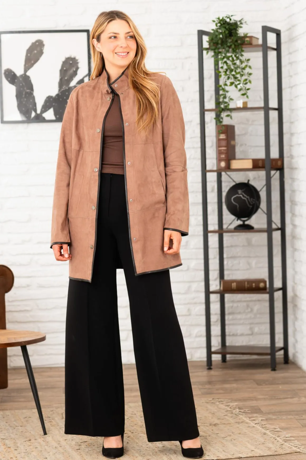 Veste Femme Cityzen Florence Velours Marron