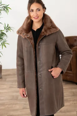 Veste Femme Cityzen New Gabriella Taupe/Taupe