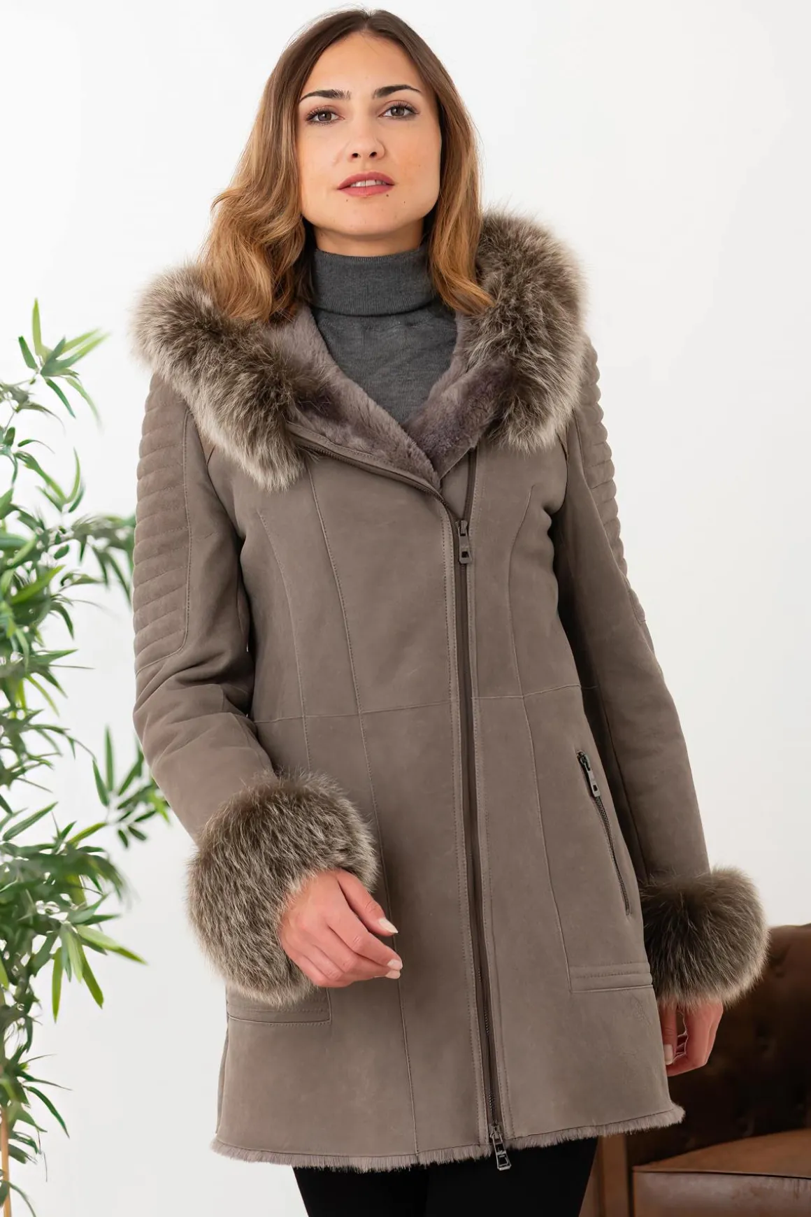 Veste Femme Giovanni Roane Gris