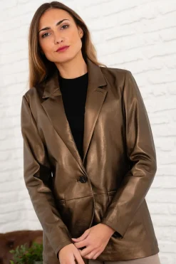 Veste Femme Oakwood Meg Metal Gold 501