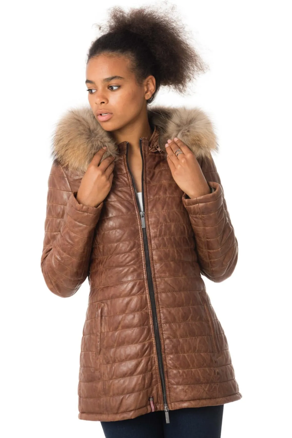 Veste Femme Oakwood Popping Cognac 507