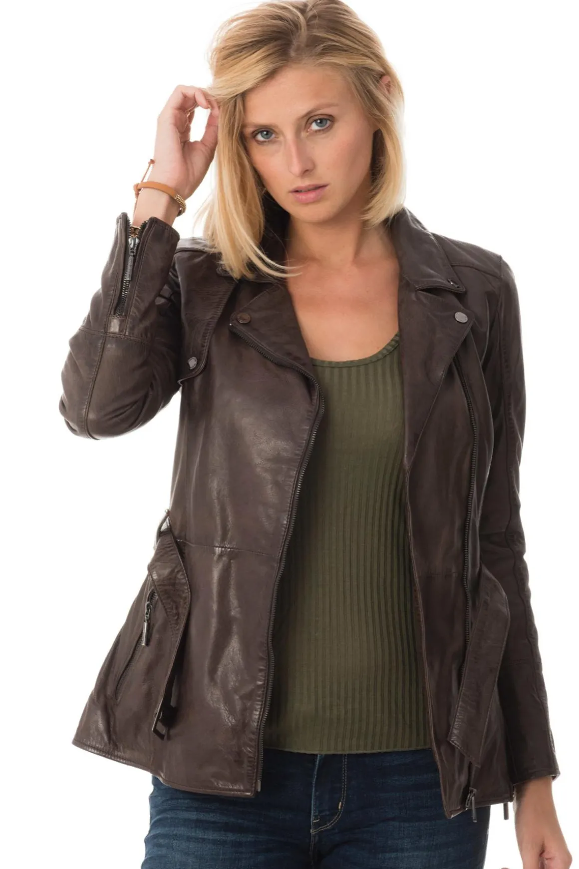 Veste Femme Rose Garden Dorothy Lamb Ruby Brown