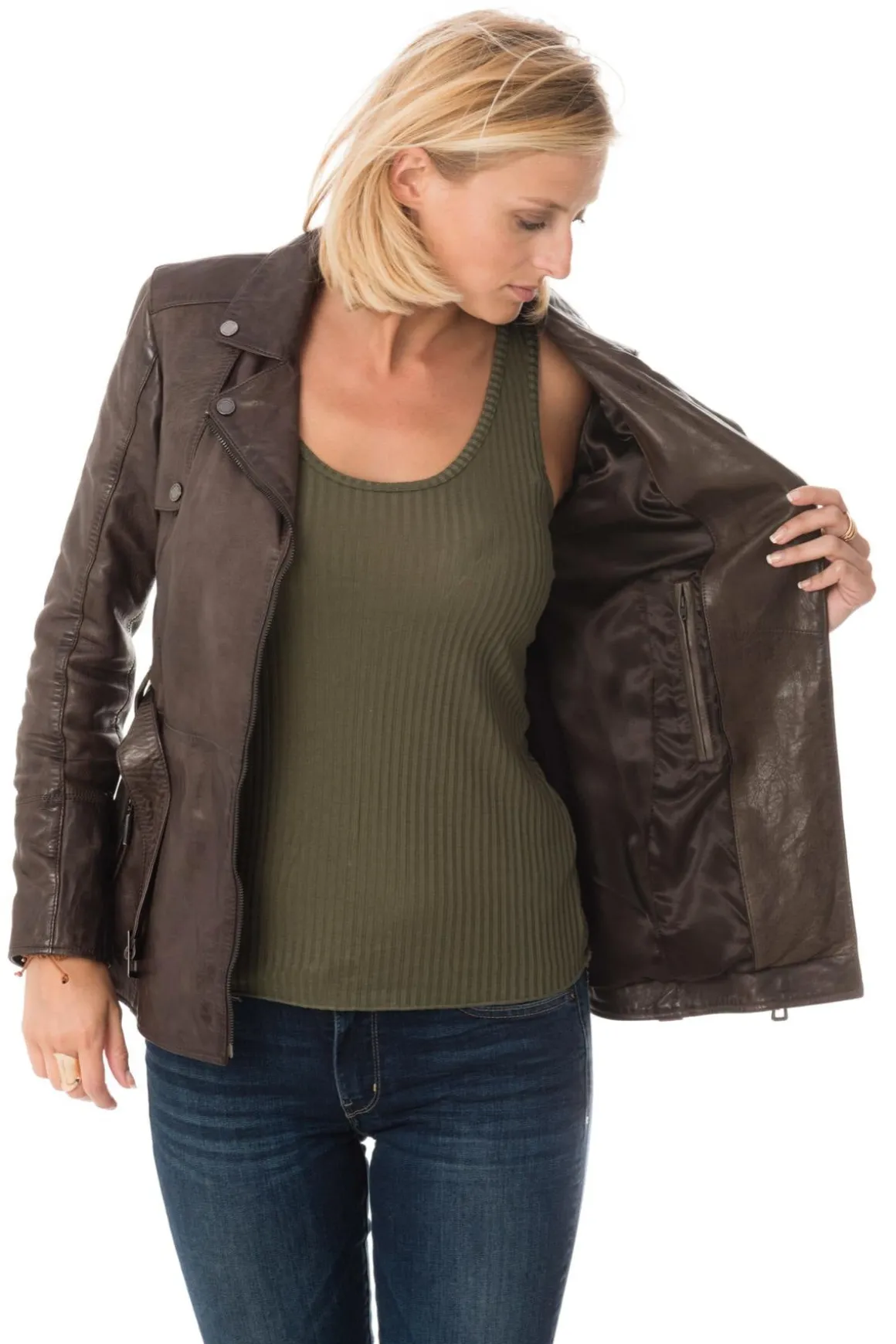 Veste Femme Rose Garden Dorothy Lamb Ruby Brown