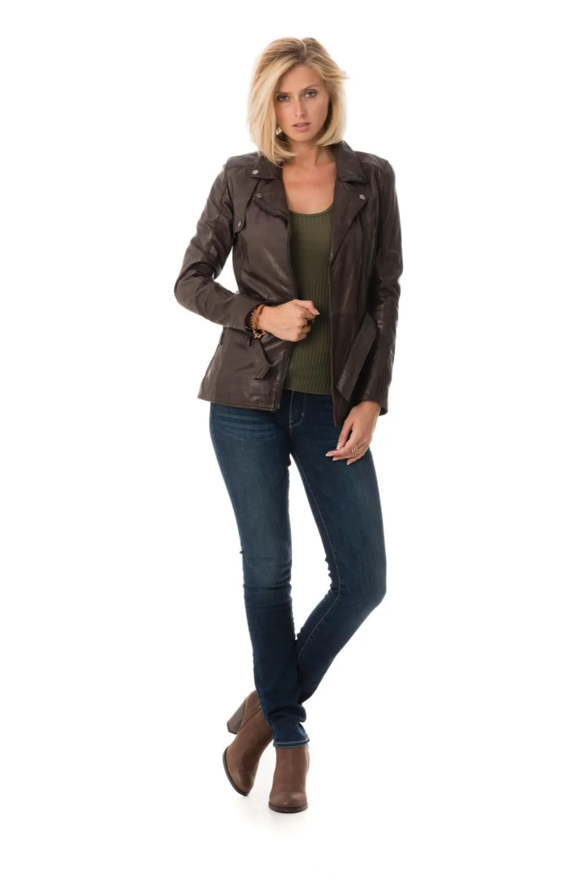 Veste Femme Rose Garden Dorothy Lamb Ruby Brown
