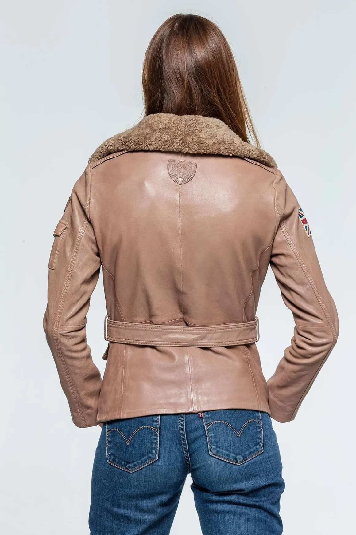 Veste Femme Royal Air Force Spitfire Raf Beige