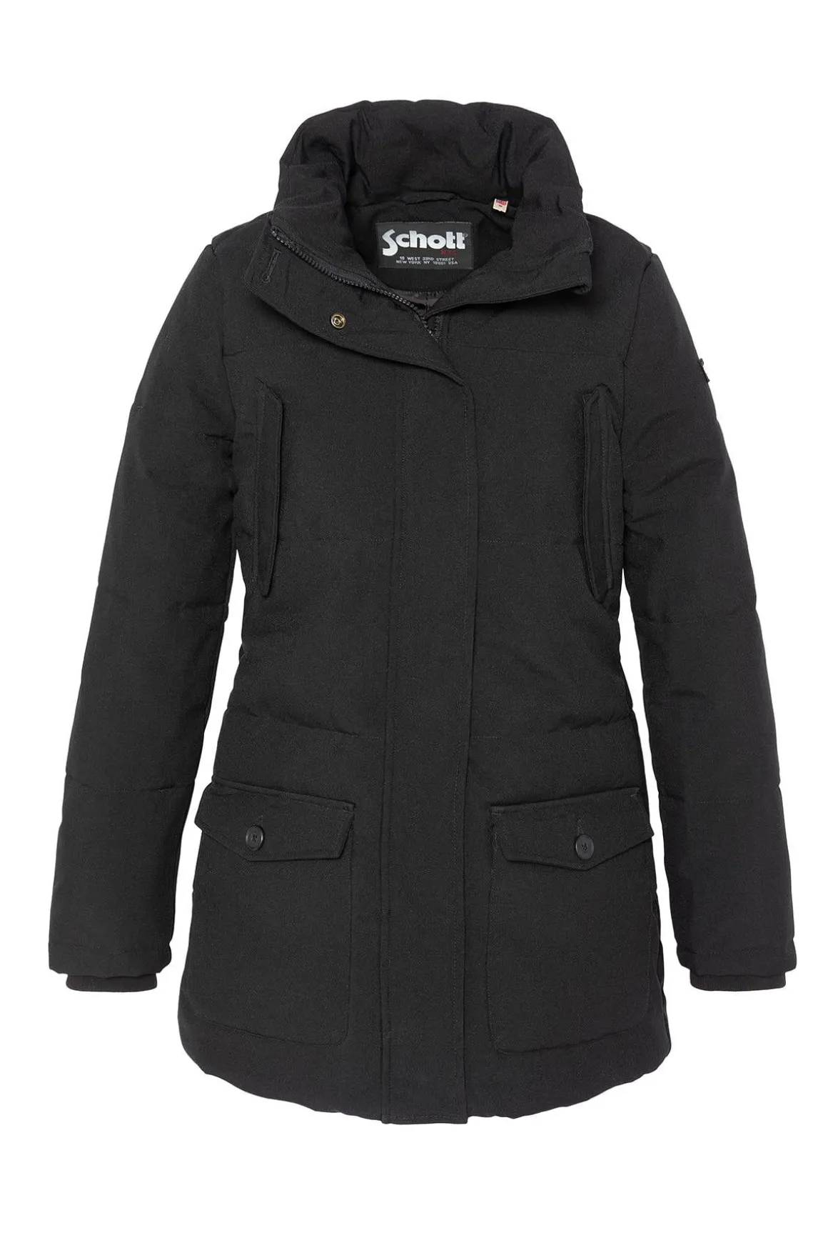 Veste Femme Schott Jktcamiliaw Black