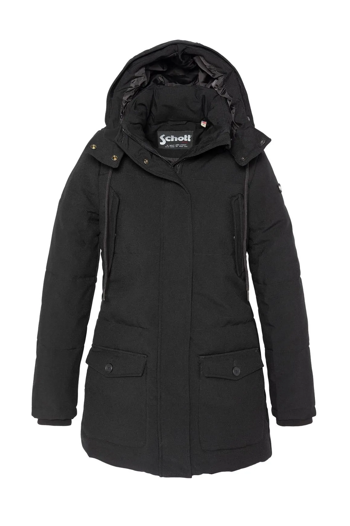 Veste Femme Schott Jktcamiliaw Black
