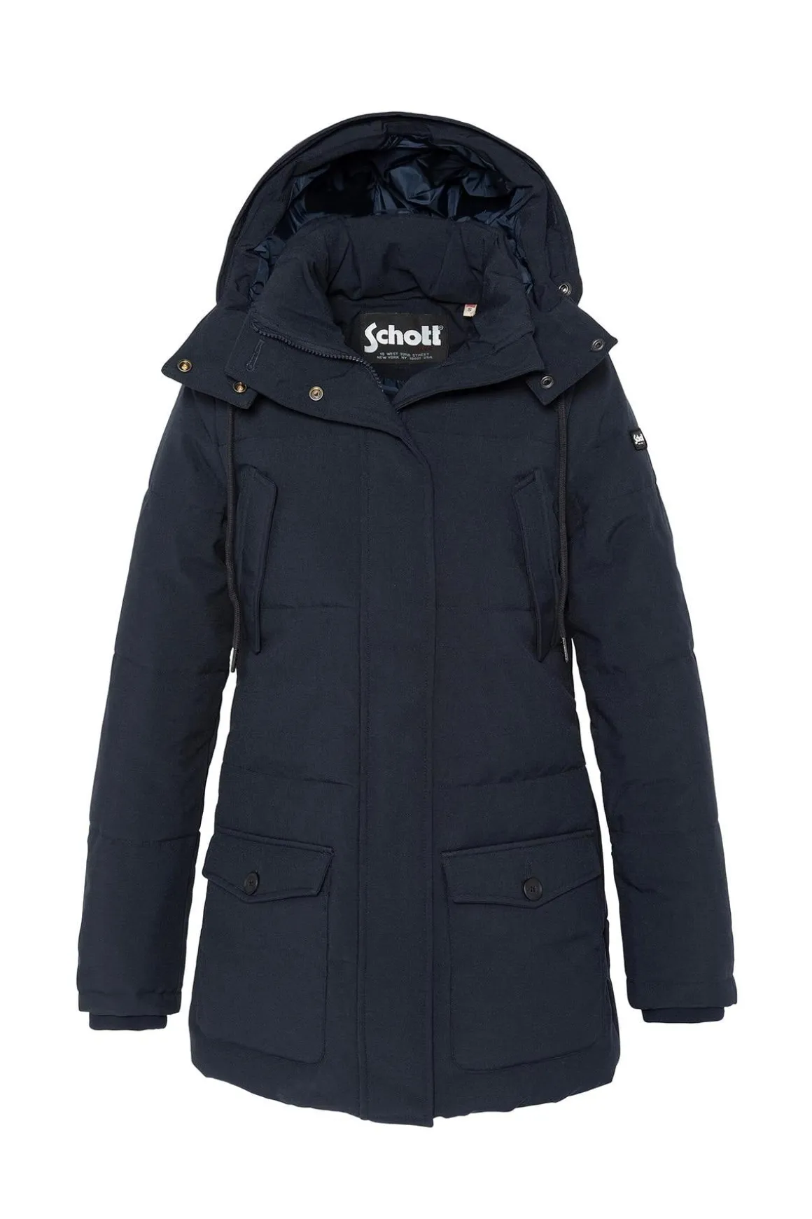 Veste Femme Schott Jktcamiliaw Navy