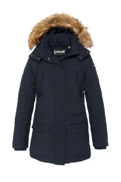 Veste Femme Schott Jktcamiliaw Navy