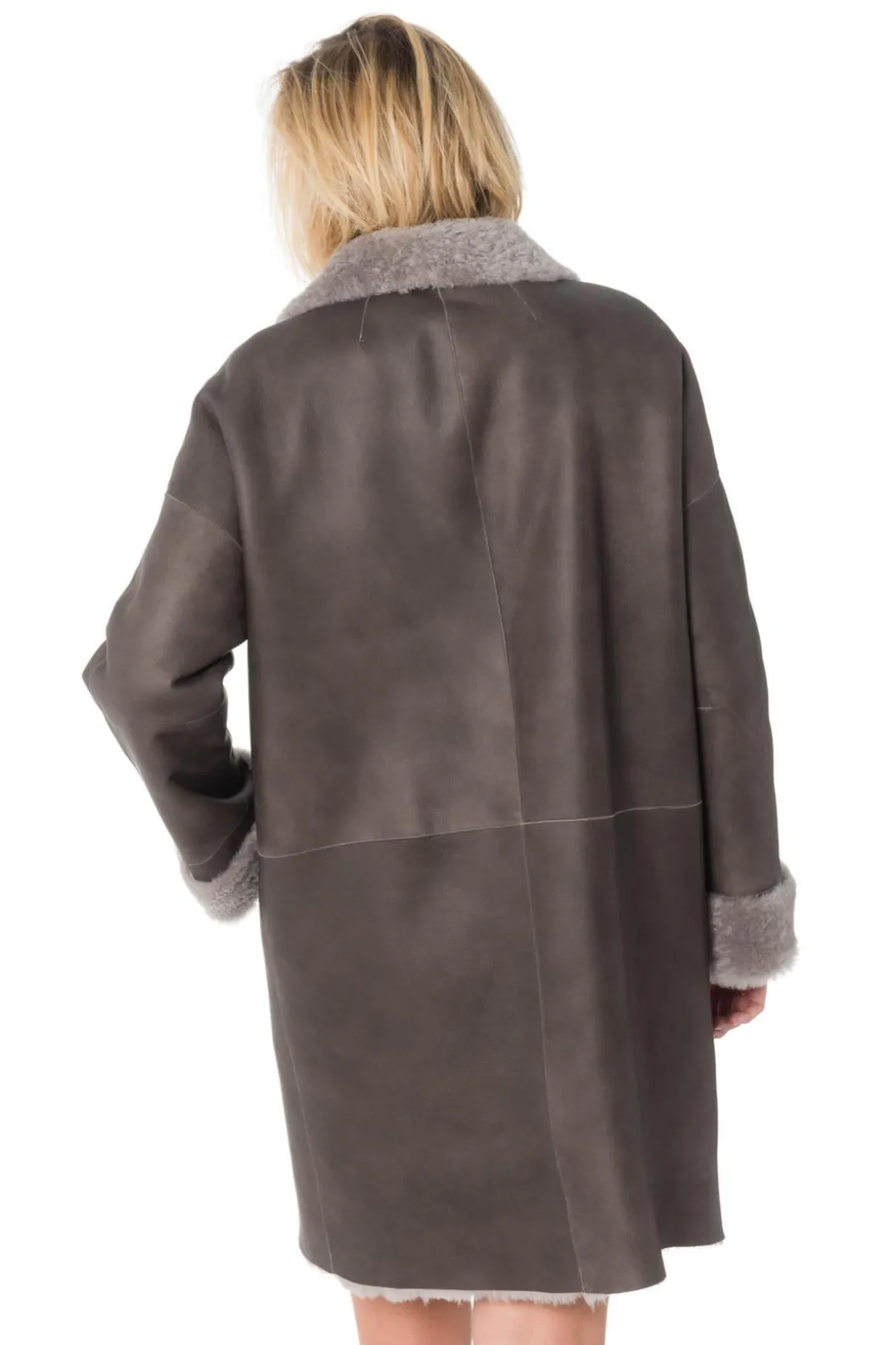 Veste Femme 29Th October Rival Merinos Velvet Chat Grey Zz