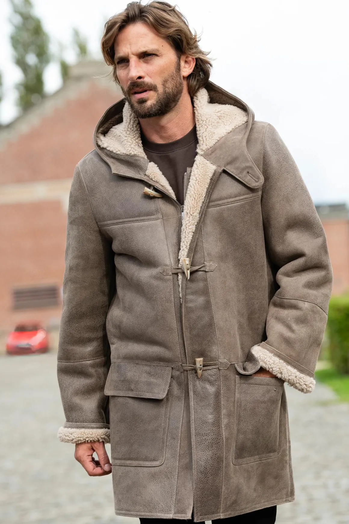 Veste Homme Cityzen Dufflecoat Sable