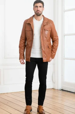 Veste Homme Cityzen Springfield Cognac