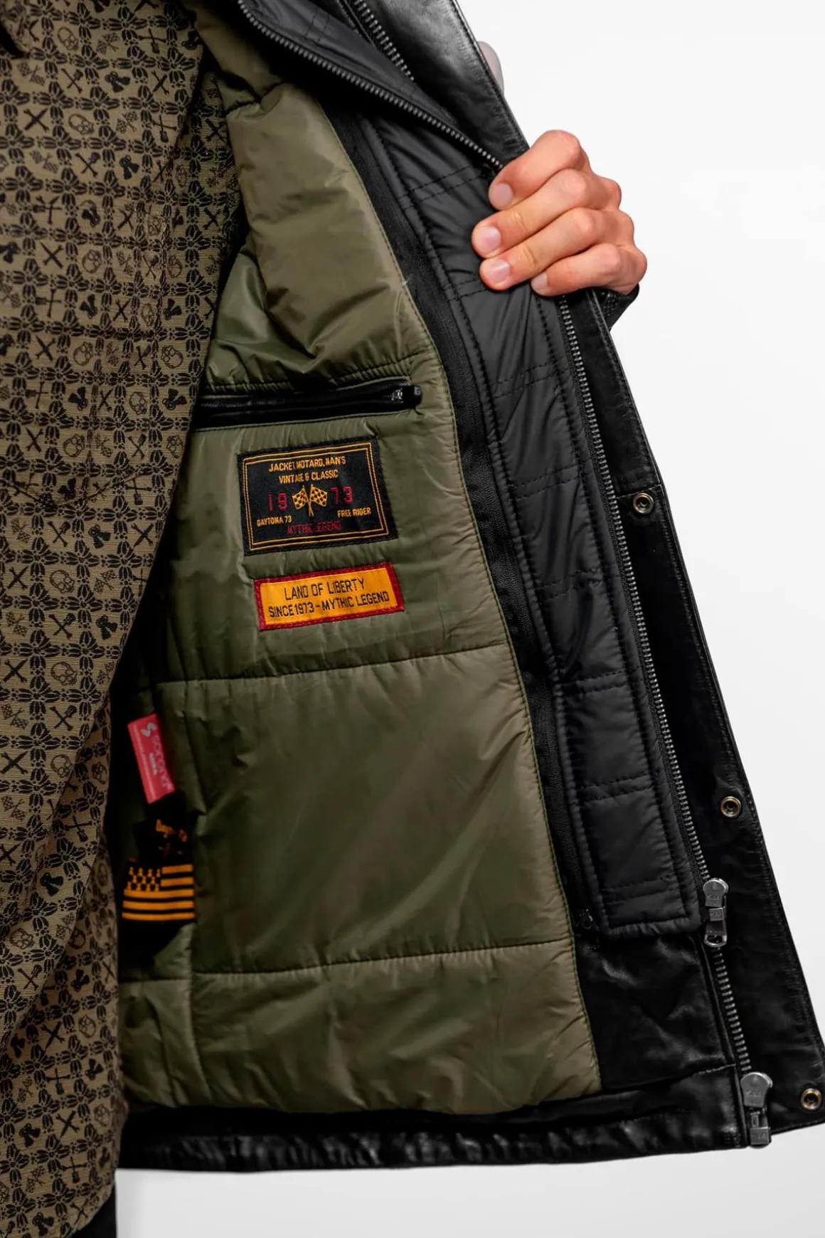 Veste Homme Daytona Darwin Ic Lamb Zenith Black