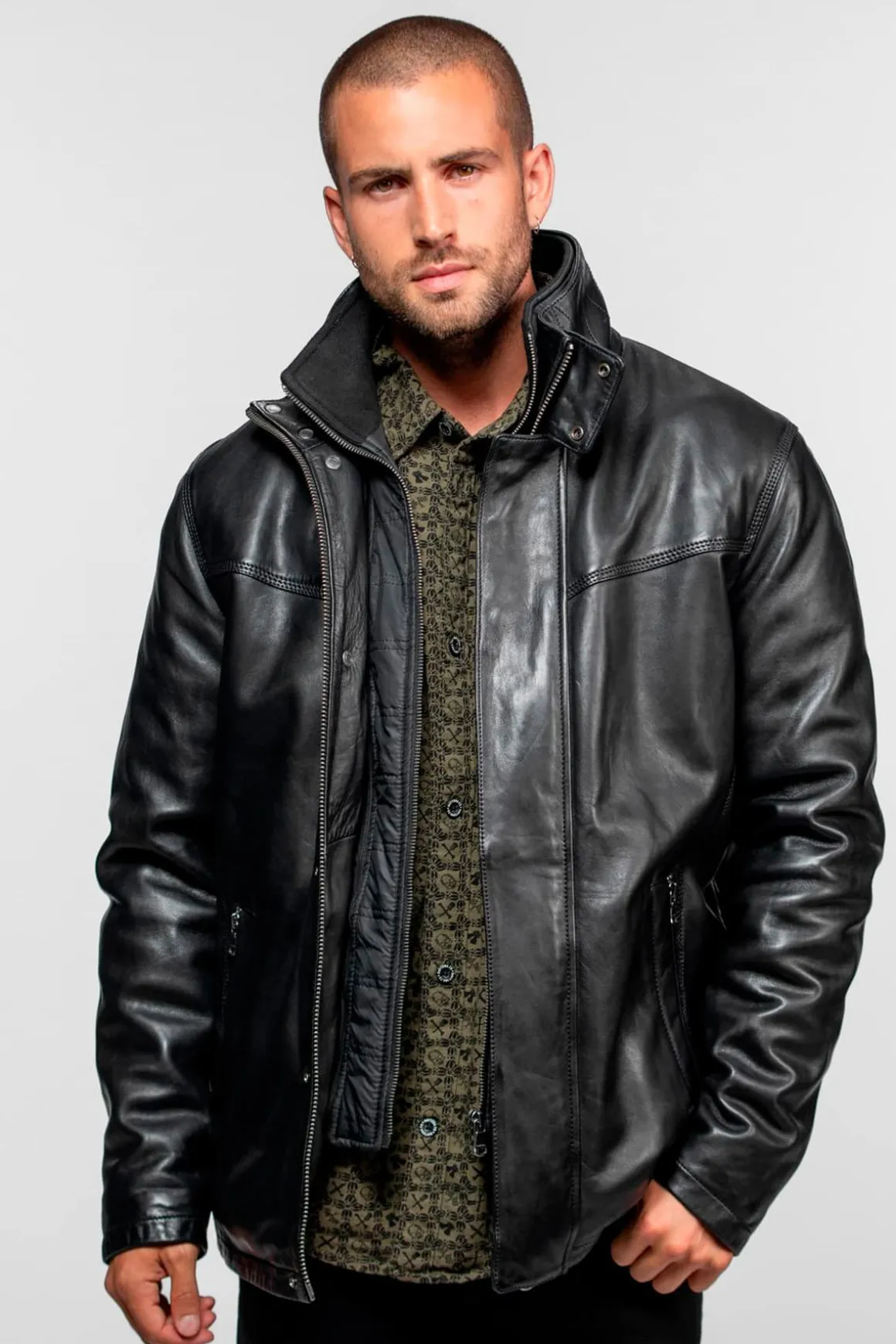 Veste Homme Daytona Darwin Ic Lamb Zenith Black
