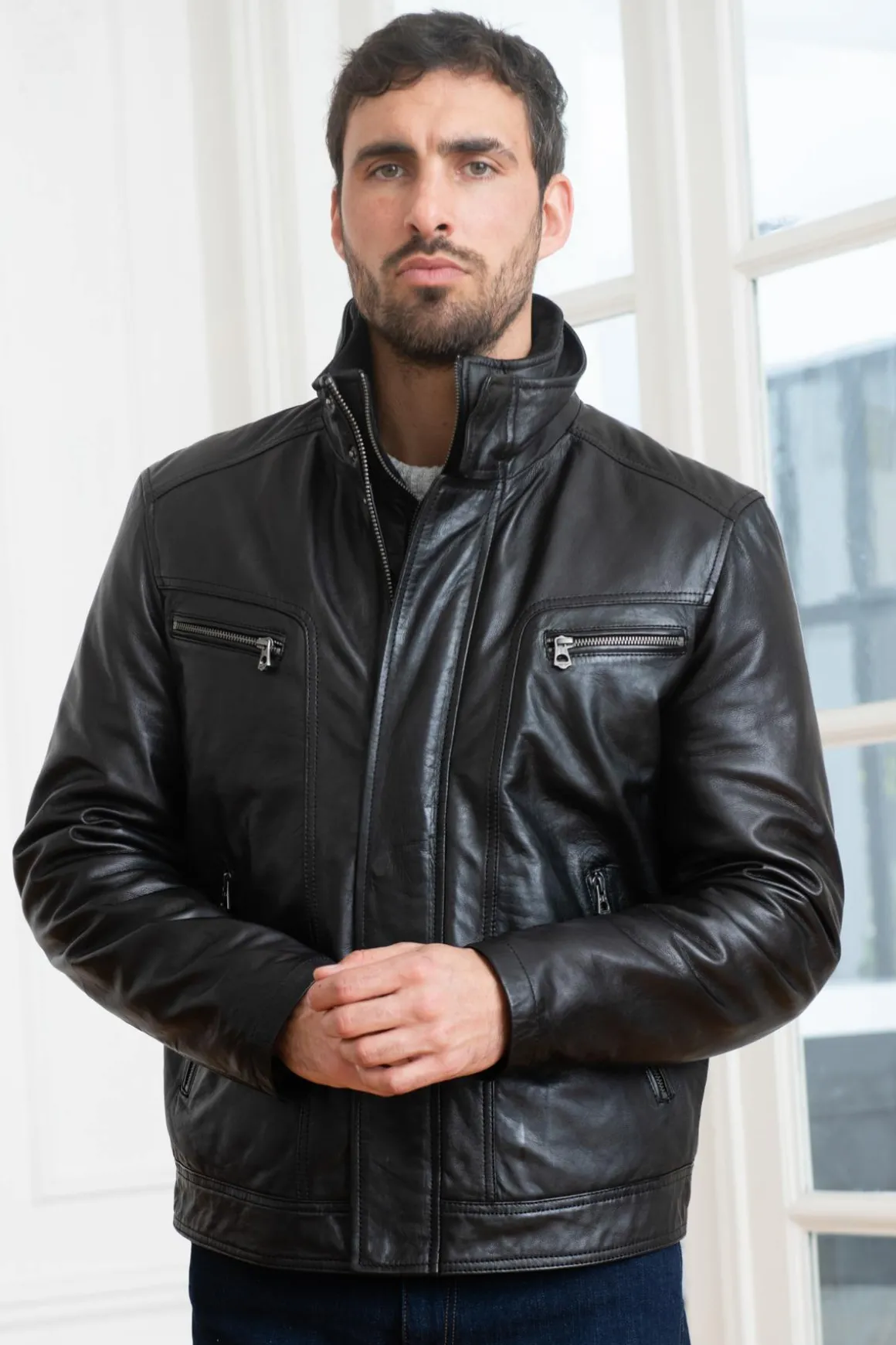 Veste Homme Daytona Falconero Ic Sheep Manila Black