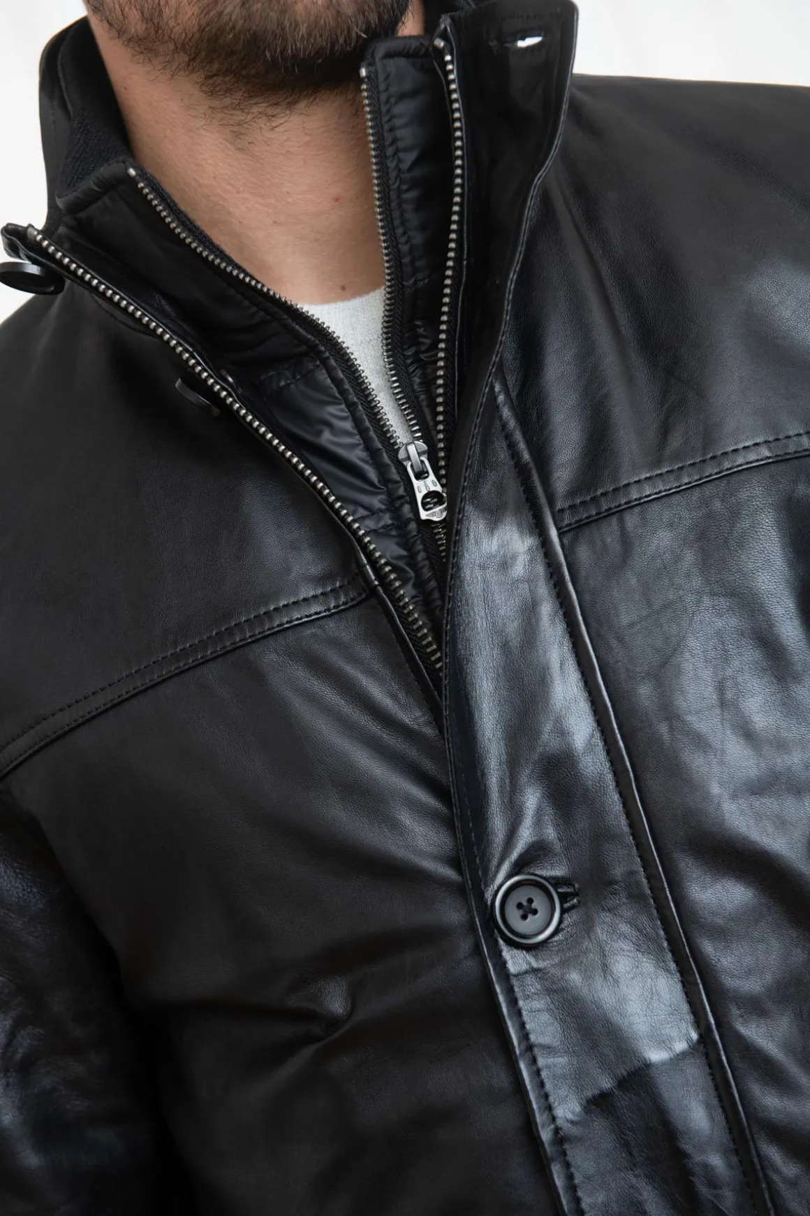 Veste Homme Daytona Tyler Ic Lamb Zenith H23 Black