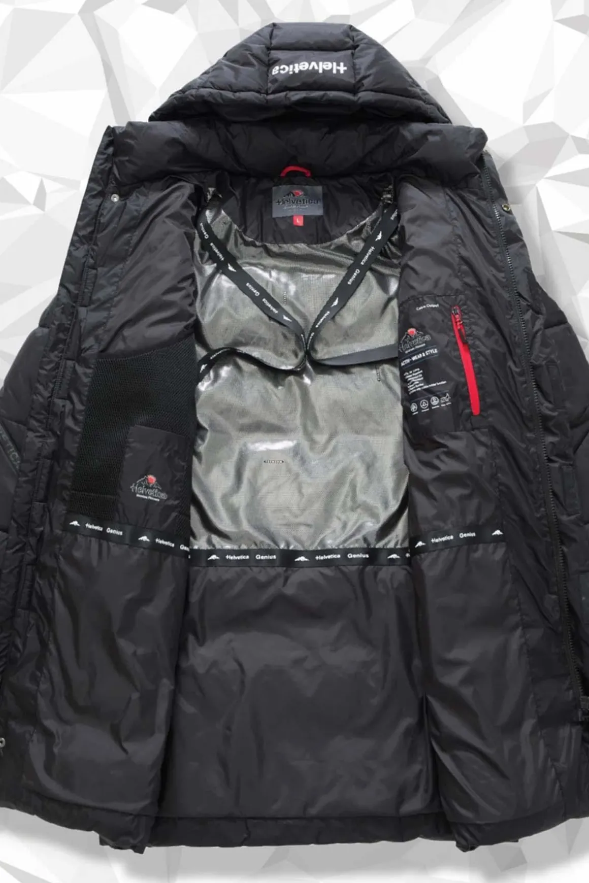 Veste Homme Helvetica Mountain Pioneers Walkyrie Black