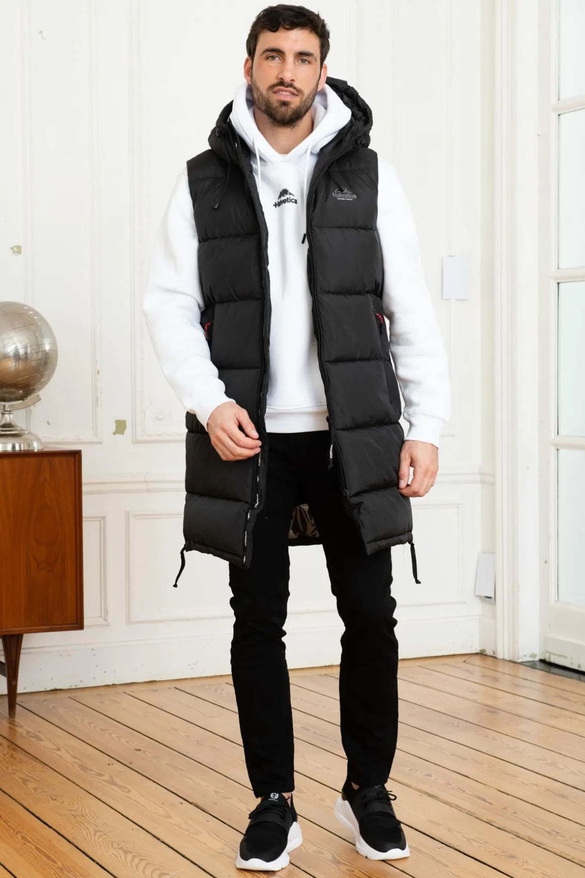 Veste Homme Helvetica Mountain Pioneers Geneve Black