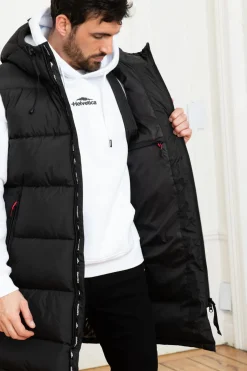 Veste Homme Helvetica Mountain Pioneers Geneve Black