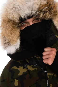 Veste Homme Helvetica Mountain Pioneers Xtrem Coyote Edition Camo Green