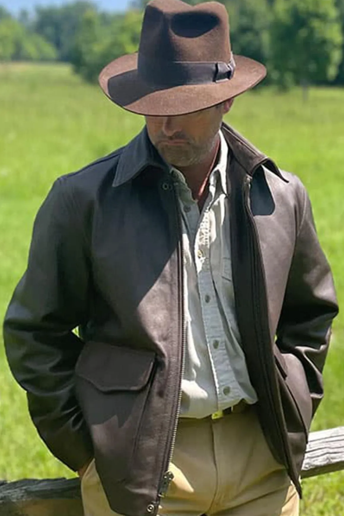 Veste Homme Indiana Jones Indiana Jones Vintage Cowhide