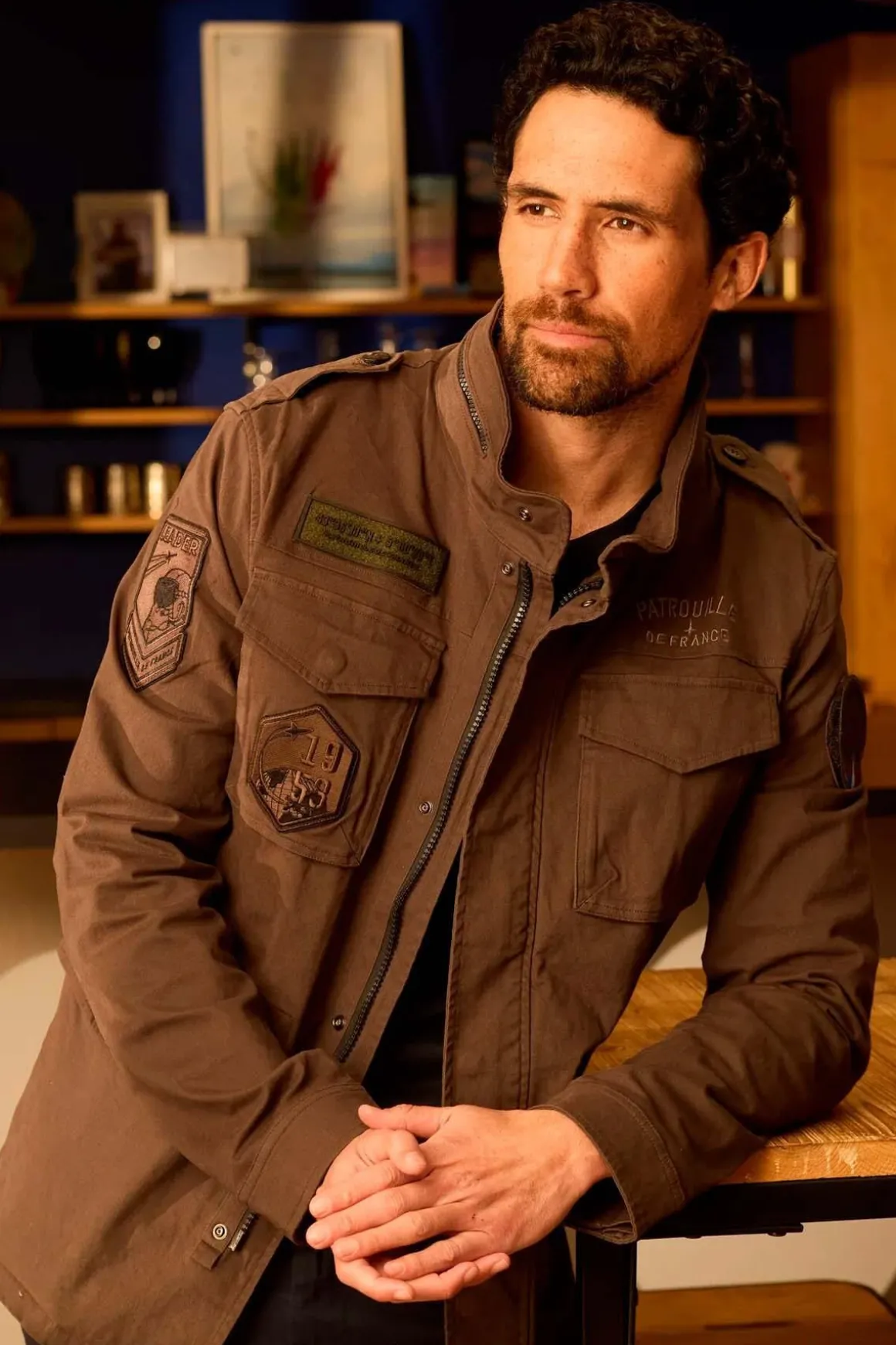 Veste Homme Patrouille De France Battle Aero Khaki