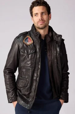 Veste Homme Patrouille De France Battle Dity Dark Brown